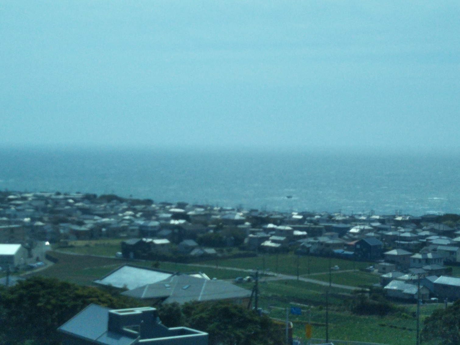 地球の丸く見える丘展望台からの景色（南）