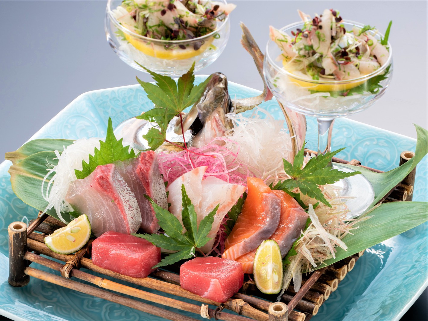 【2食付】旬魚のお造り付！UDON BAR ＆ セルフ食べ放題プラン