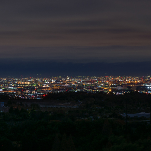 *大阪〜神戸の美しい夜景をご覧いただけます  