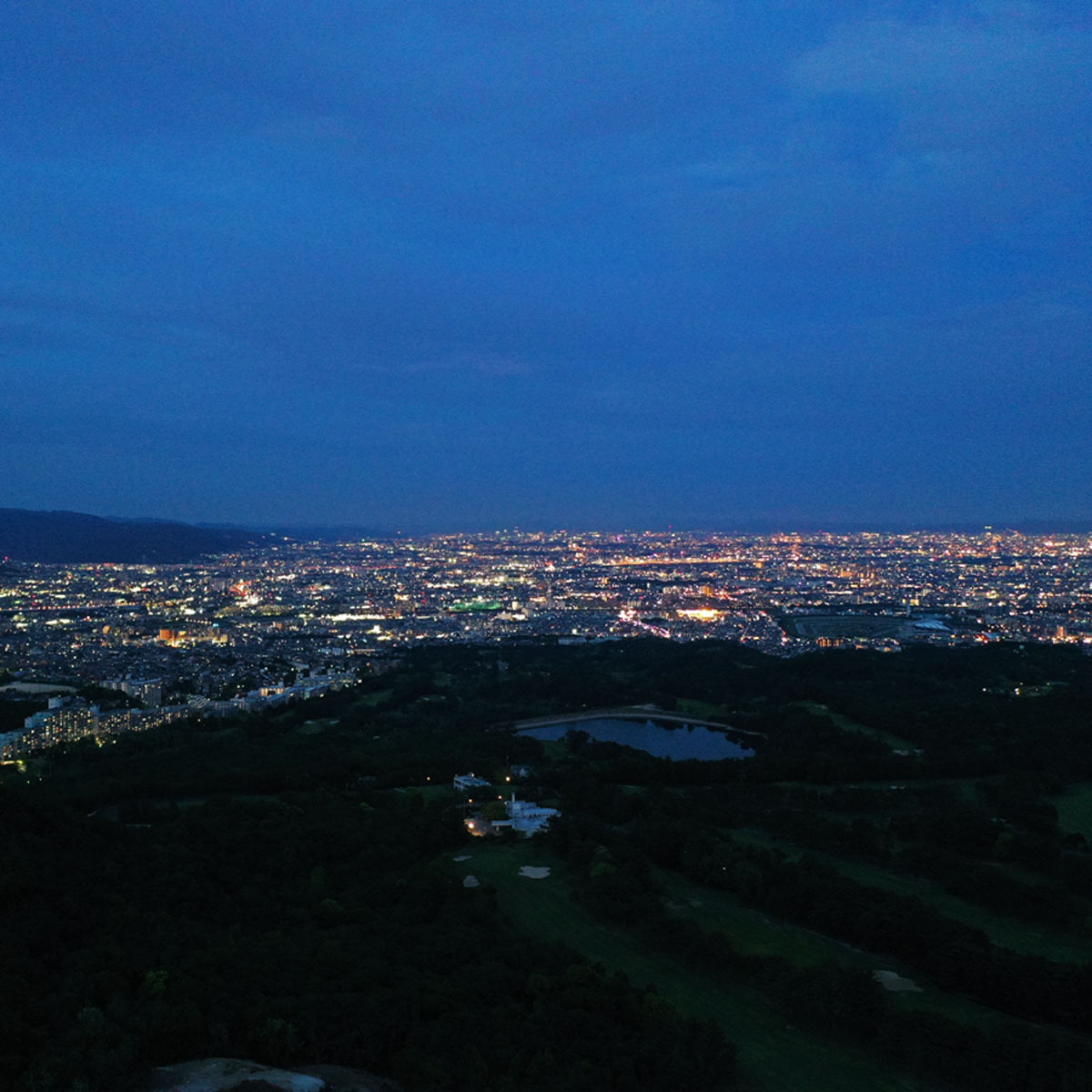 阪神の一千万ドルの夜景を一望