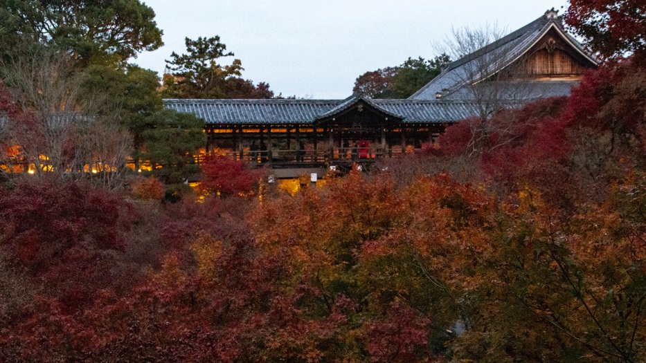 晩秋の東福寺通天橋