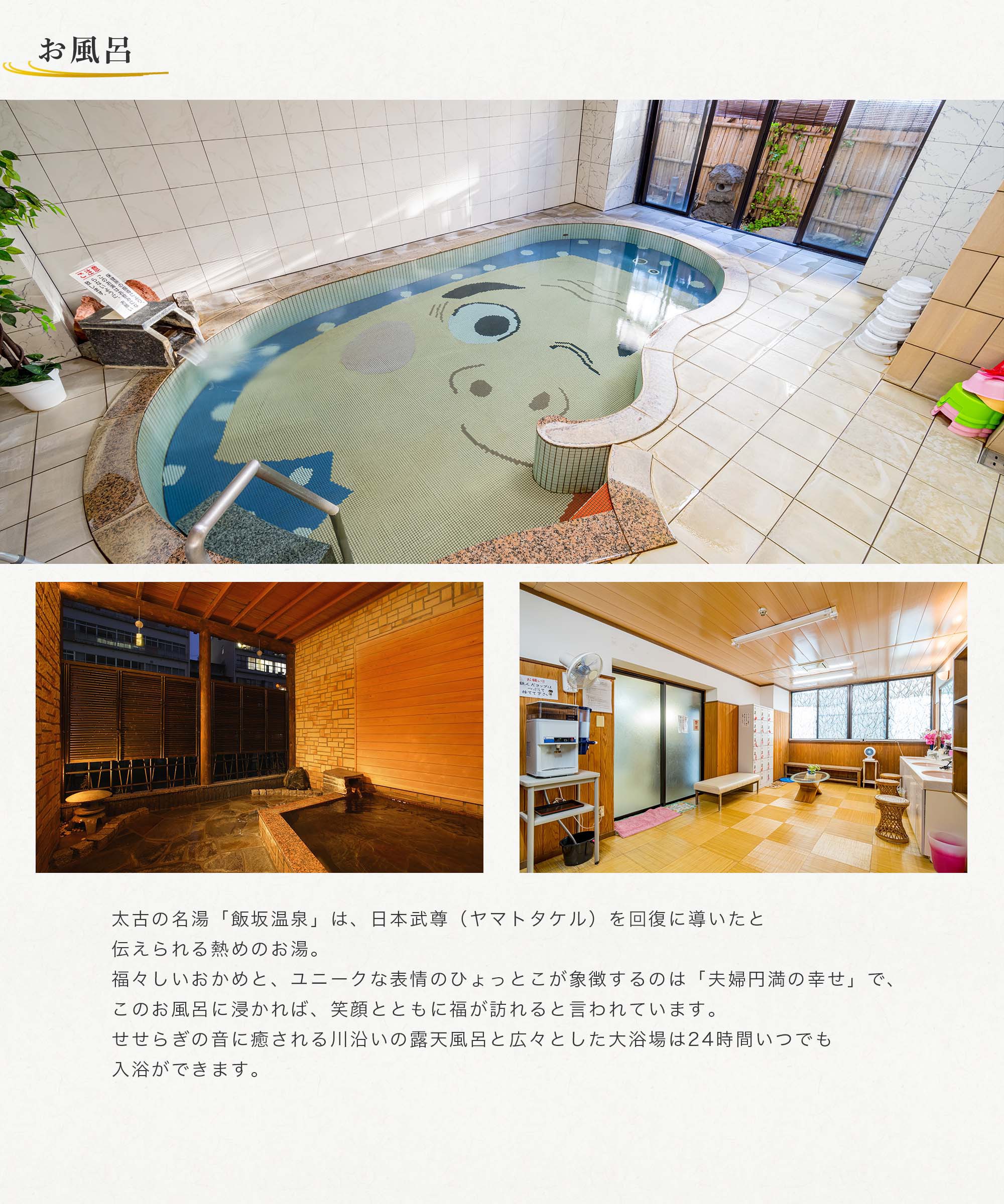 Fukuzumi Ryokan about ofuro