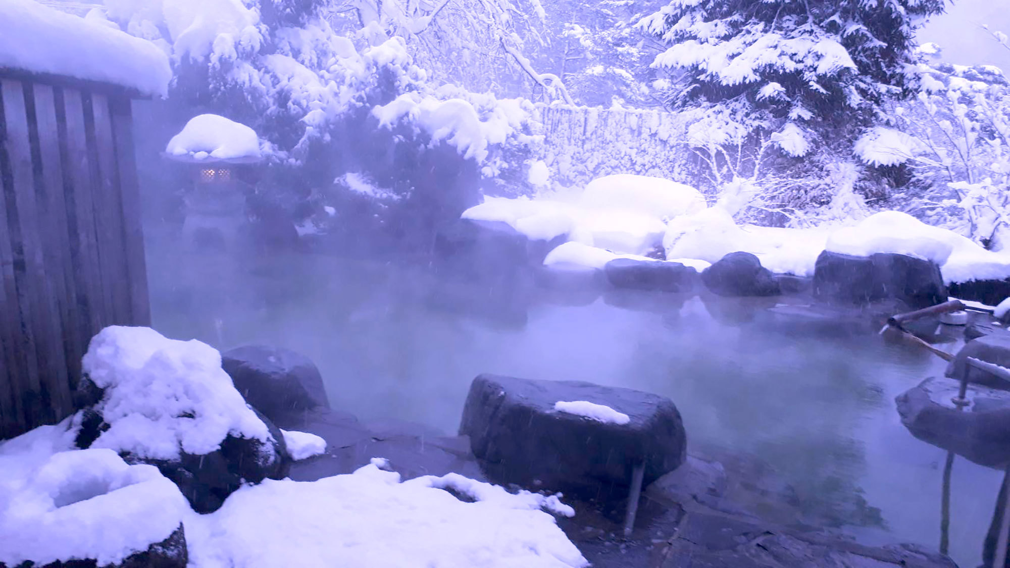 長生の湯（雪化粧）