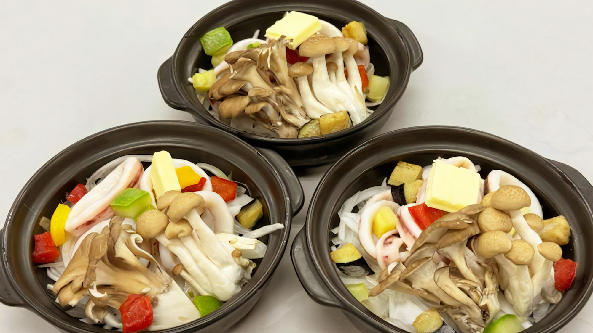 ③『きのこ』と烏賊の海鮮ねぎ塩