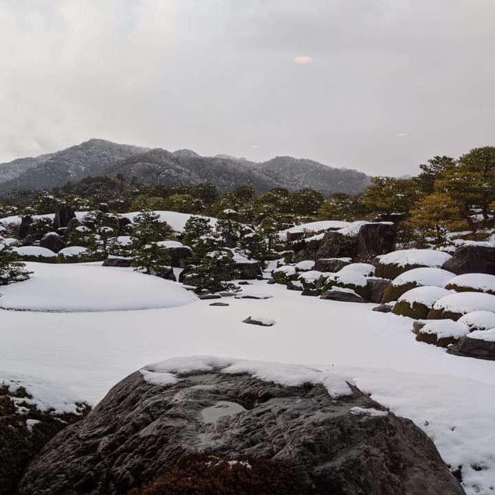 足立美術館（冬の庭園）③2020