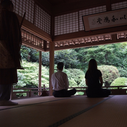 安来清水寺（座禅体験）①