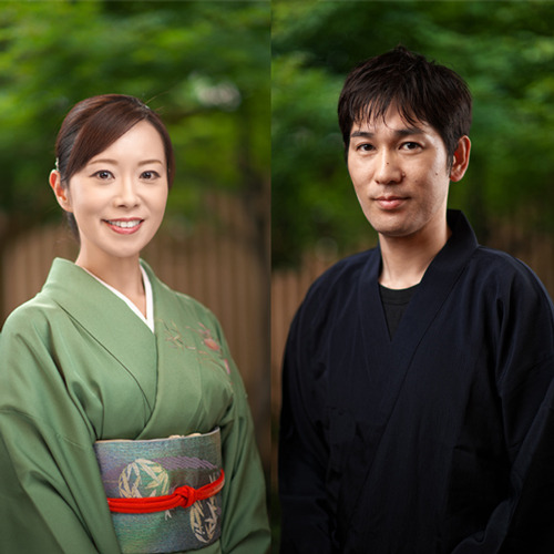 主人と女将二人との安来節保存会『どじょうすくい踊り』師範です！