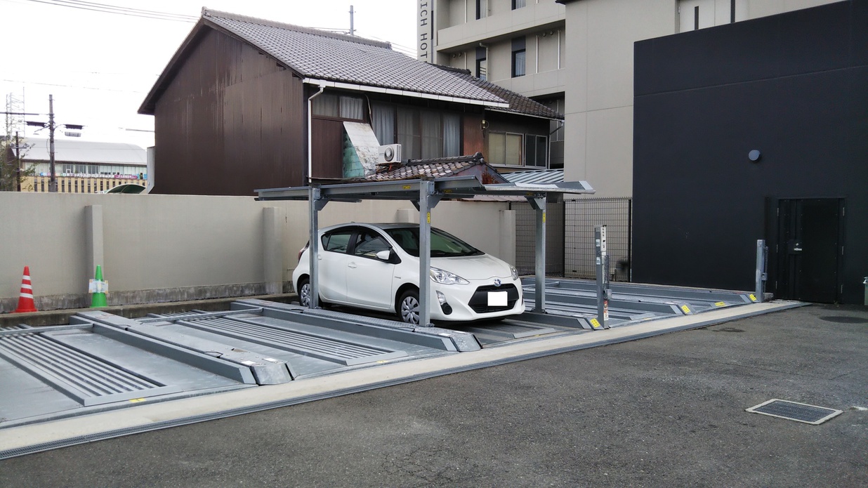 立体駐車場撮影GR