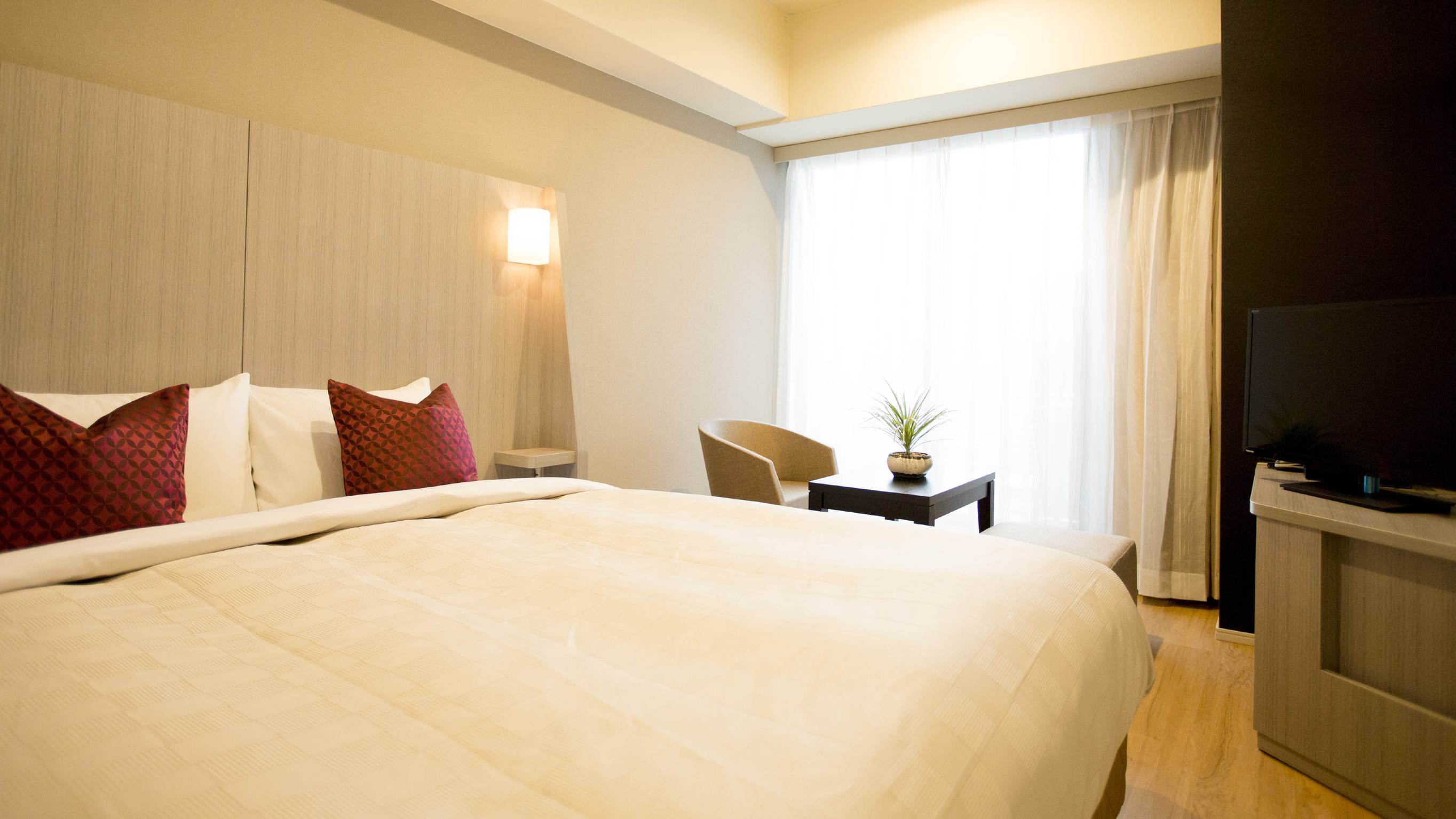 【スーペリアダブル】19㎡  160㎝幅ベッドゆったりご夫婦旅・カップルにもにおすすめ