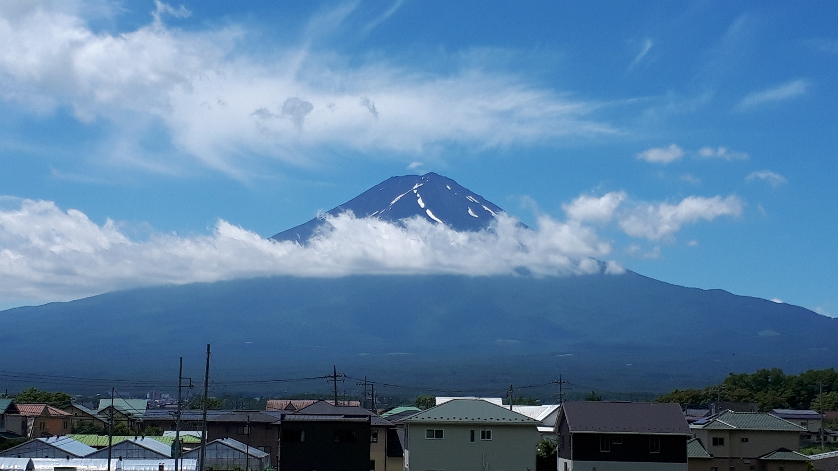 ・【一棟貸切インディゴ】2階バルコニーから望む富士山！