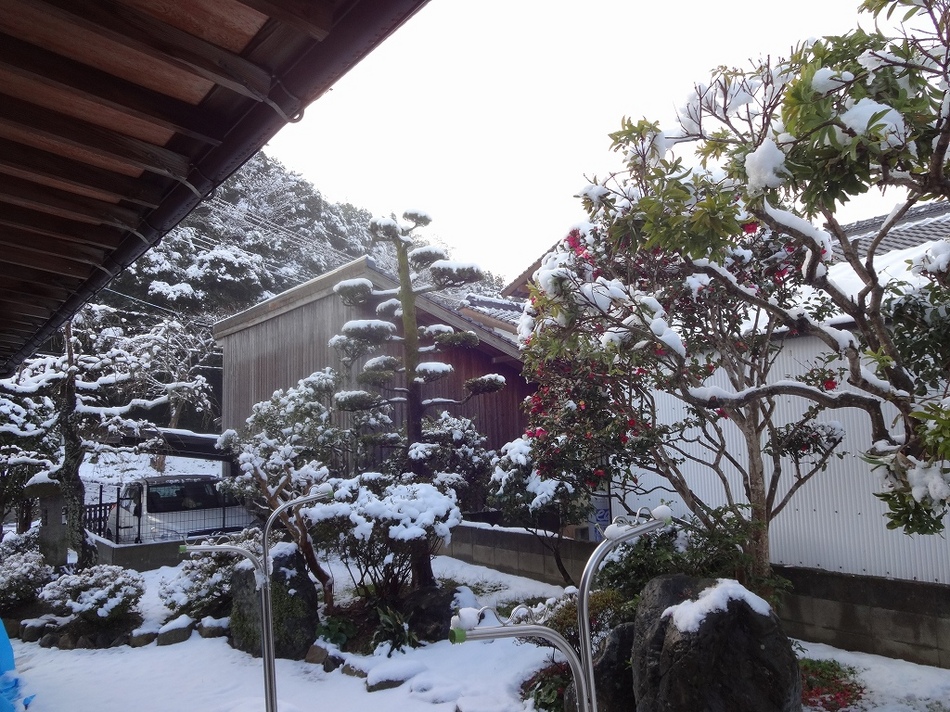 糸島の雪景色
