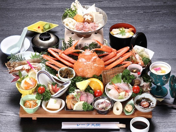 長者会席（大漁まな板料理）正面