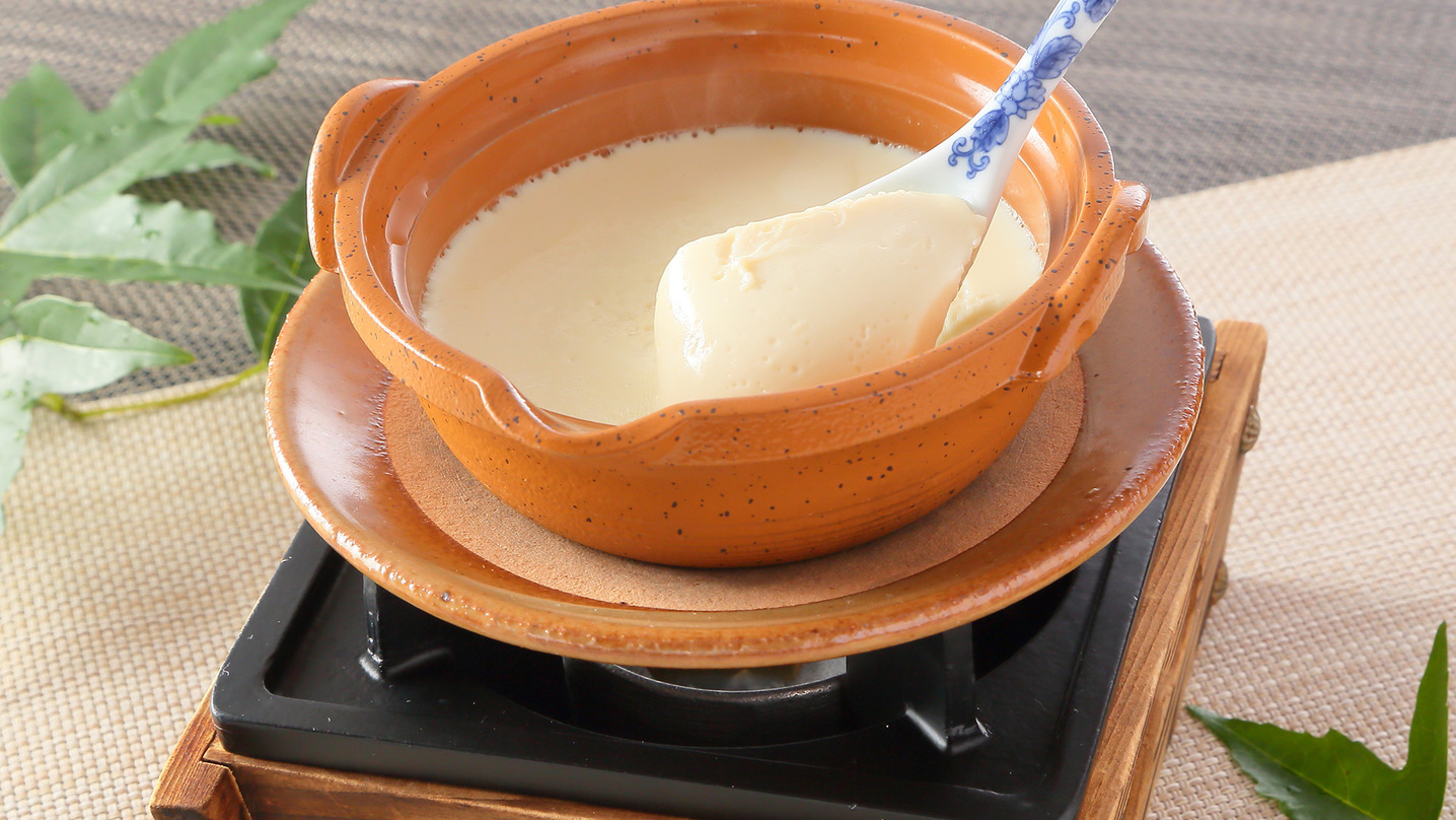【朝食】お客様自身で豆乳からつくる出来立て豆腐