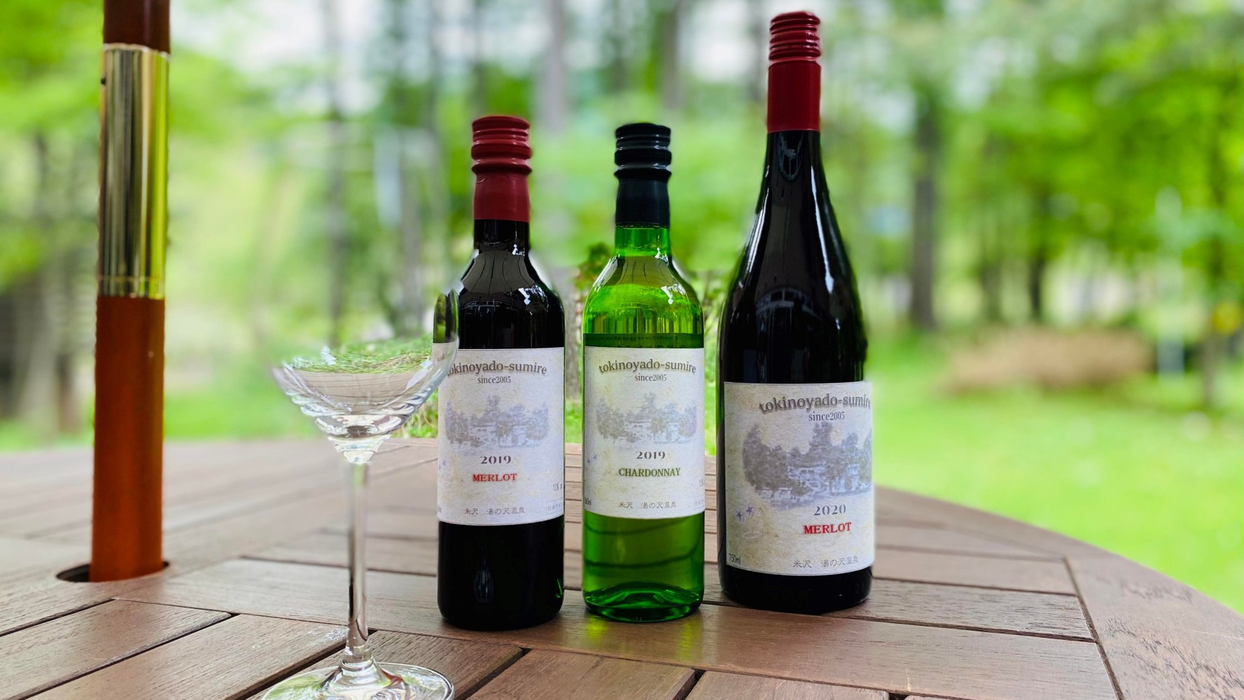 【すみれオリジナルワイン】メルローとシャルドネの２種、カジュアルながらもバランスの良いワイン