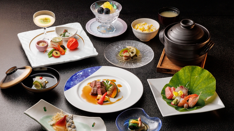ご夕食「季節の懐石」一例