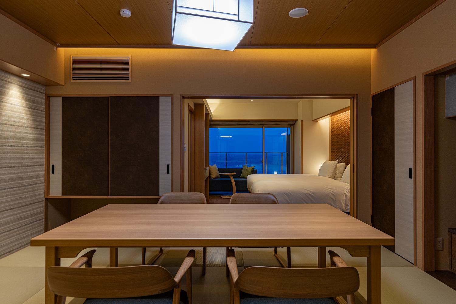 海側和洋室「瑠璃-401」（禁煙）【R7年7月】