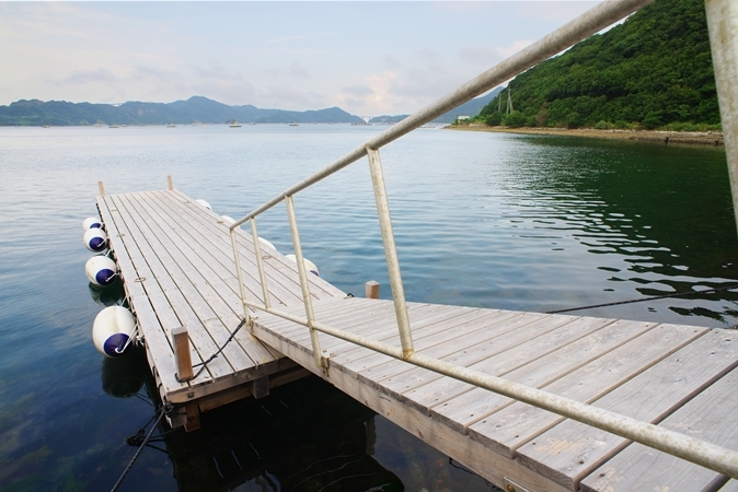 目の前は海！釣りも楽しめます