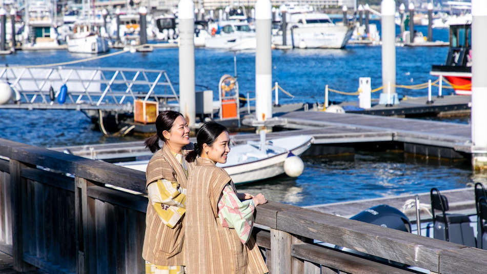 潮風が心地よい