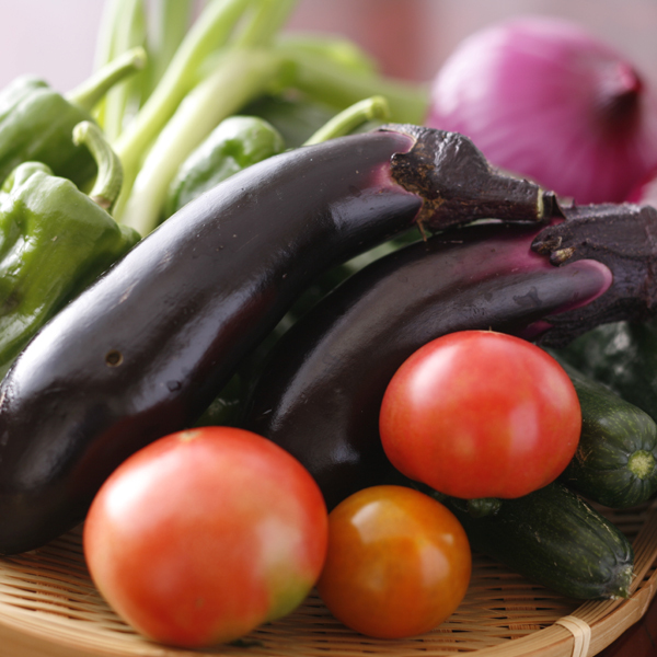 「さだえ」で使う野菜は、女将が育てる「自家農園の野菜」が中心です。