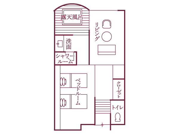 瑞穂タイプ（４１平米）／間取り図