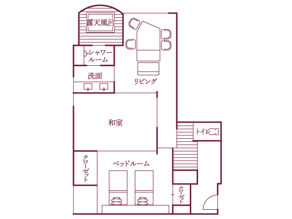 地Ｂタイプ（５４１号室・７９平米）／間取り図