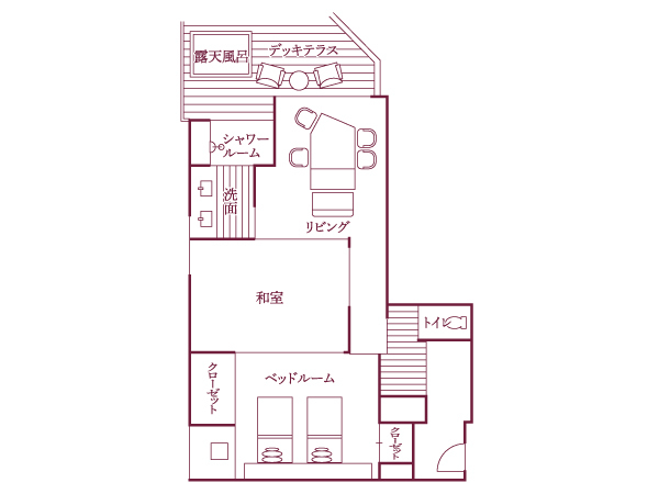 福地Ａタイプ（４４１号室・８８平米）／間取り図