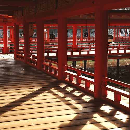 厳島神社 回廊