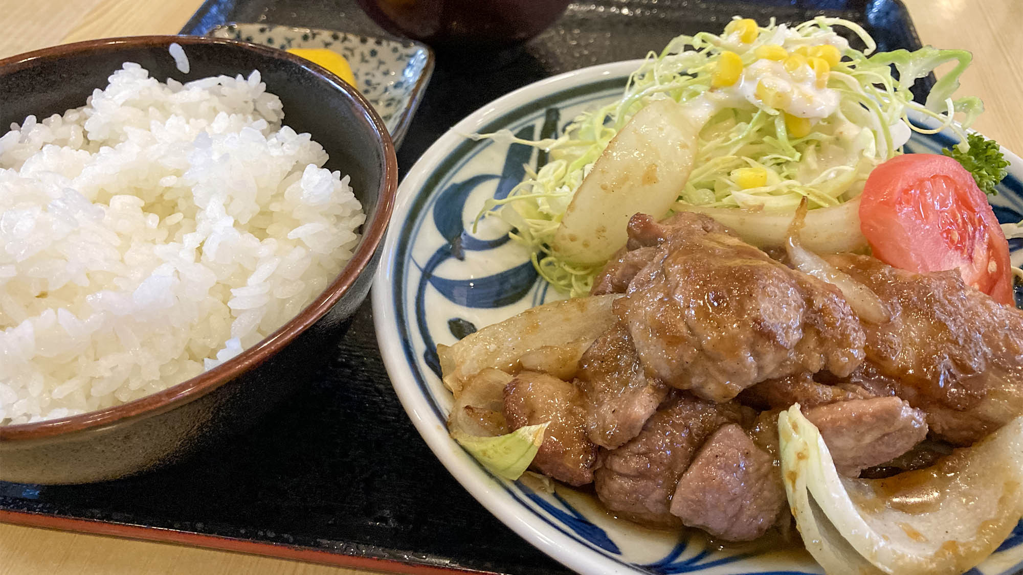 ・【お食事一例】生姜焼き