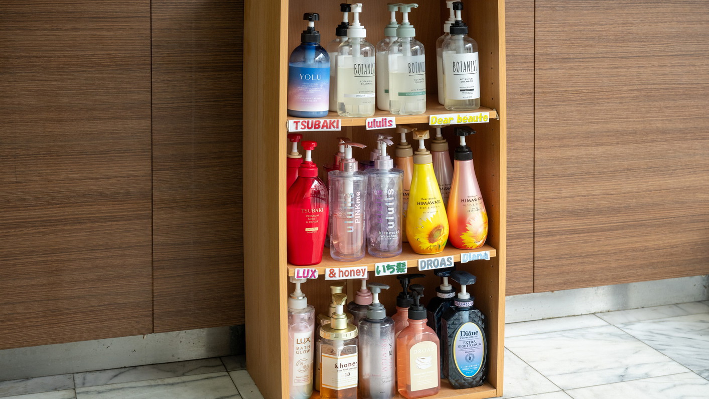 無料貸出シャンプーバー
