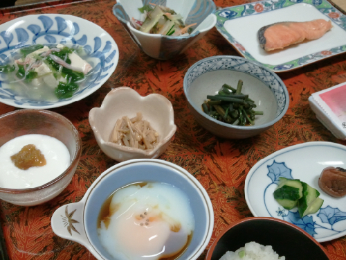 朝食の一例です