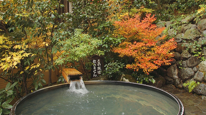 *【紅葉露天風呂】紅葉を見ながら温泉にお浸かり下さいませ。