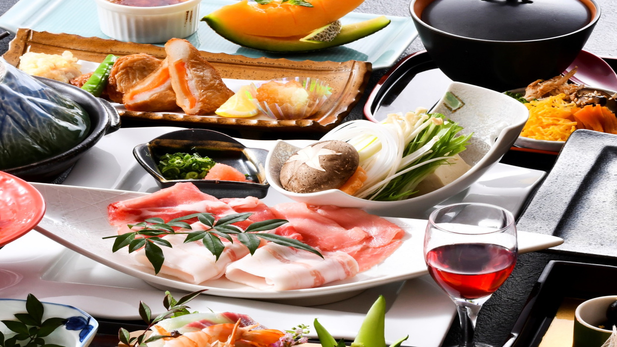 【1泊2食付き】鹿児島名物黒豚を贅沢に♪黒豚しゃぶしゃぶ会席付きプラン