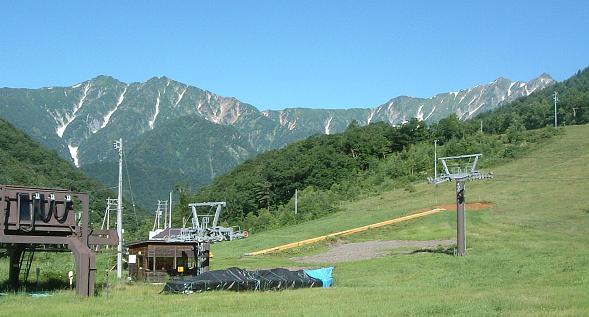 夏の鹿島槍スポーツヴィレッジ