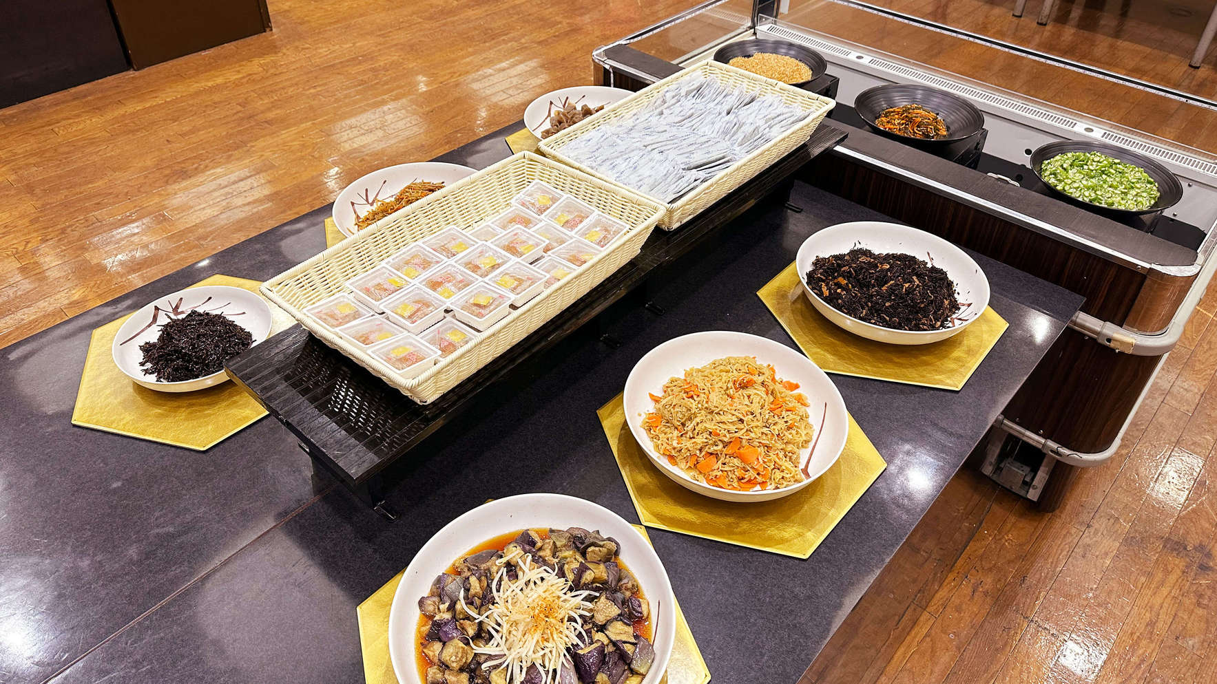 朝食バイキング一例