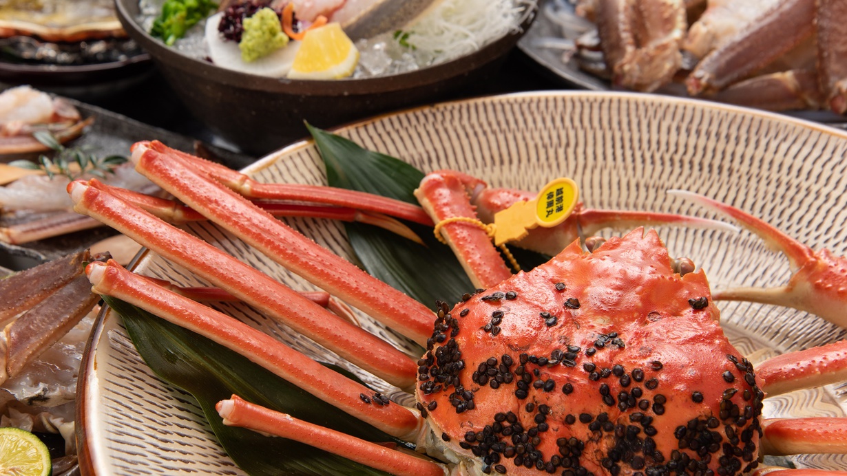 *【蟹コース一例】タグ付き蟹を贅沢に食す。