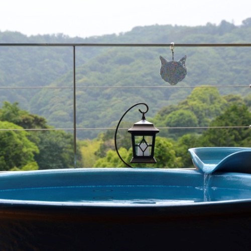 客室専用露天風呂「カボチャ」（昼）