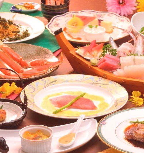 【夕食】フォアグラ載せフィレステーキコースの全料理