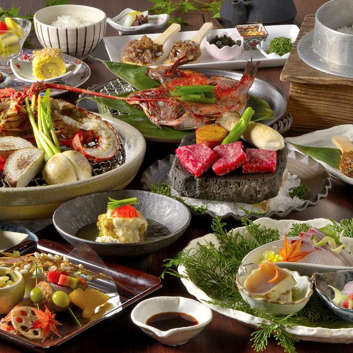 【ご夕食】伊豆の三大味覚を堪能する創作和会席料理