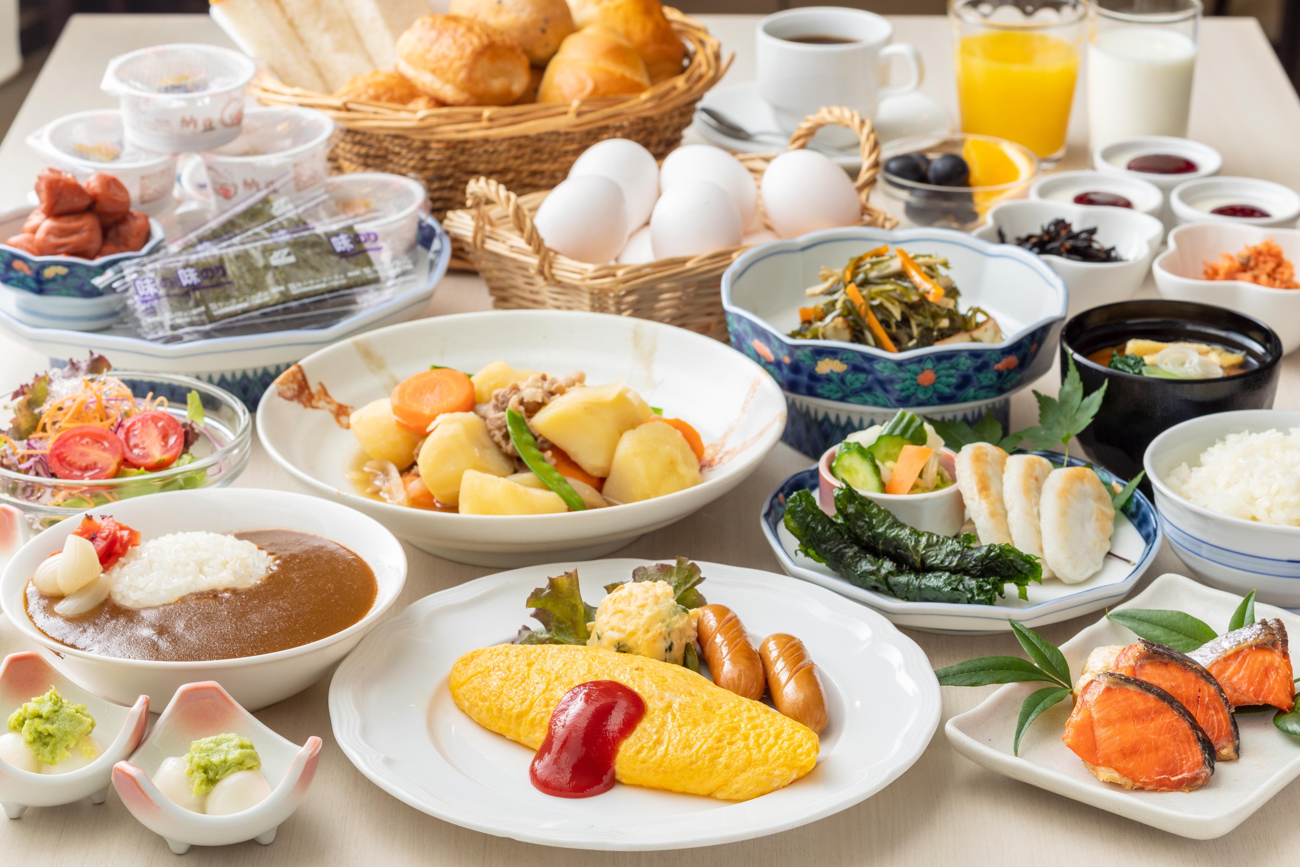 朝食・オムレツ