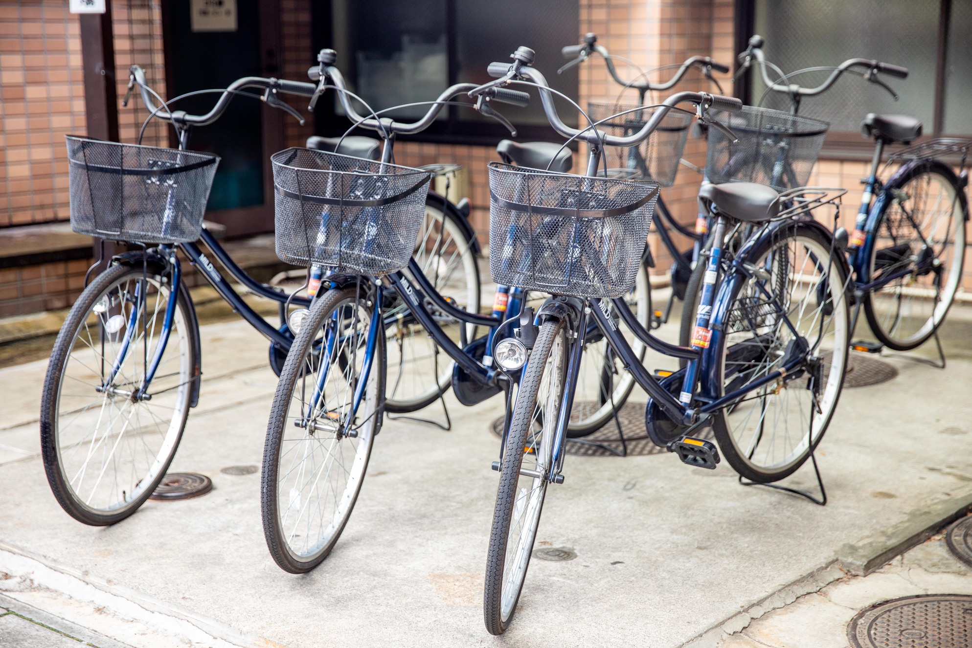 自転車。駐輪場