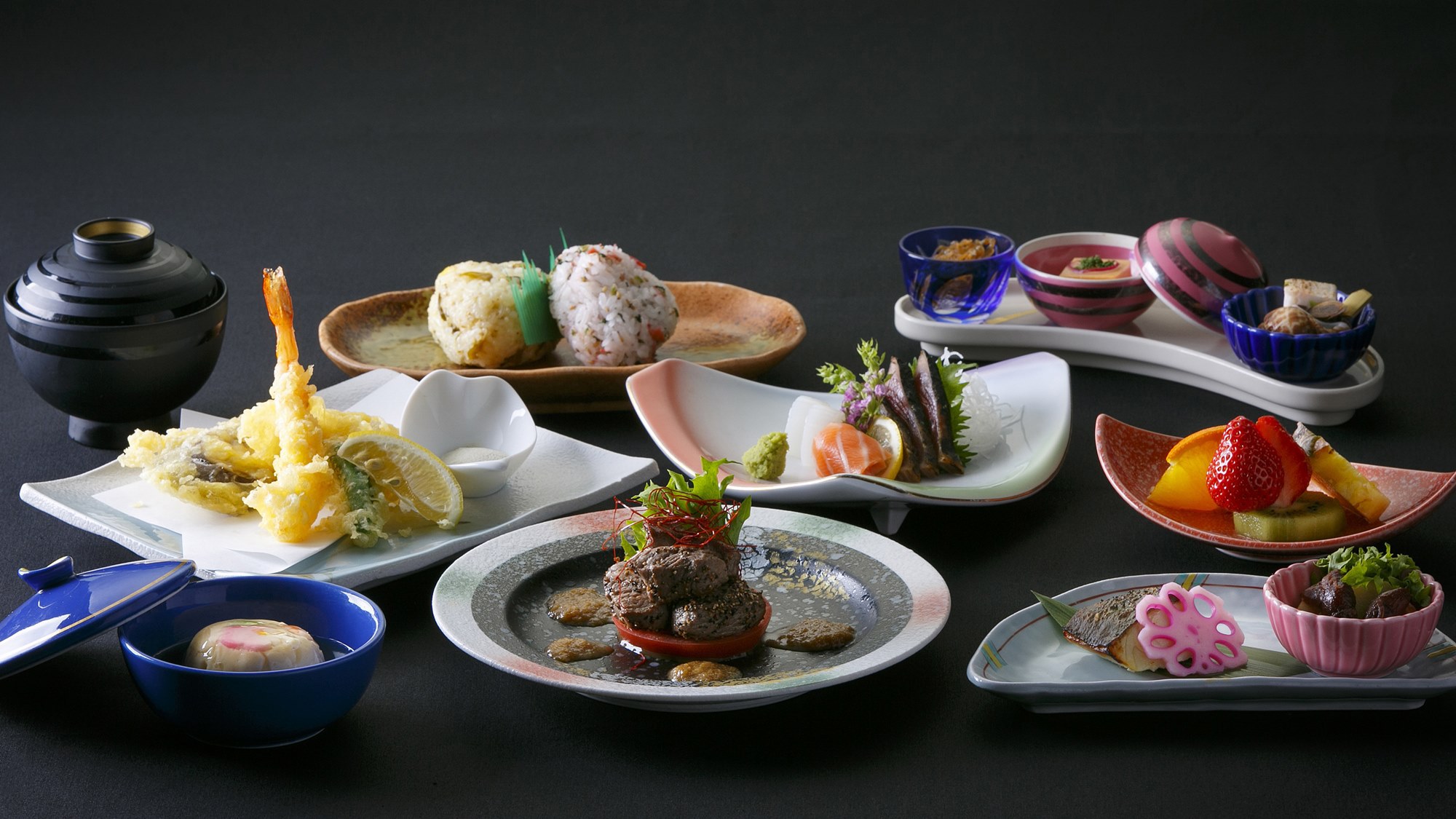 【懐石Aコース】九州の食材をふんだんに使った和洋中の創作懐石料理