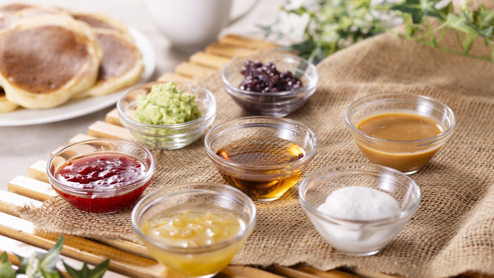 【朝食】パンケーキソース（イメージ）