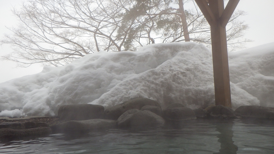 *【露天風呂】冬は雪見露天を満喫♪