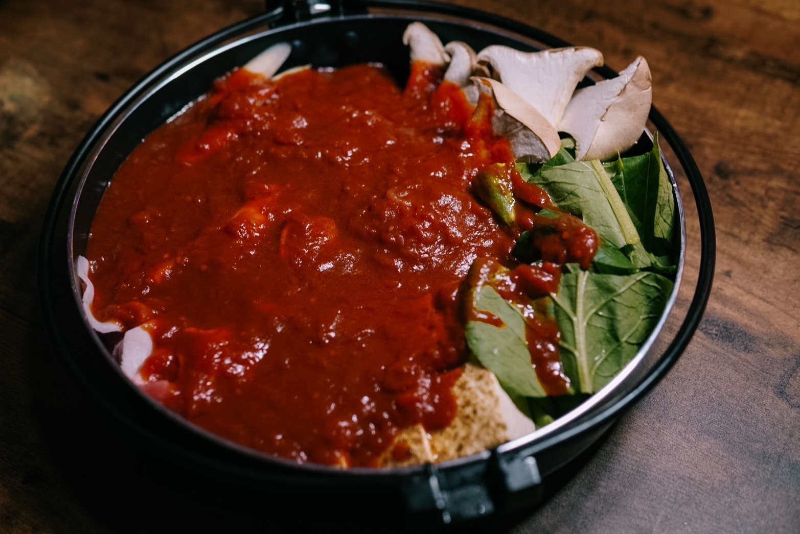 トマトあぐーすき焼き