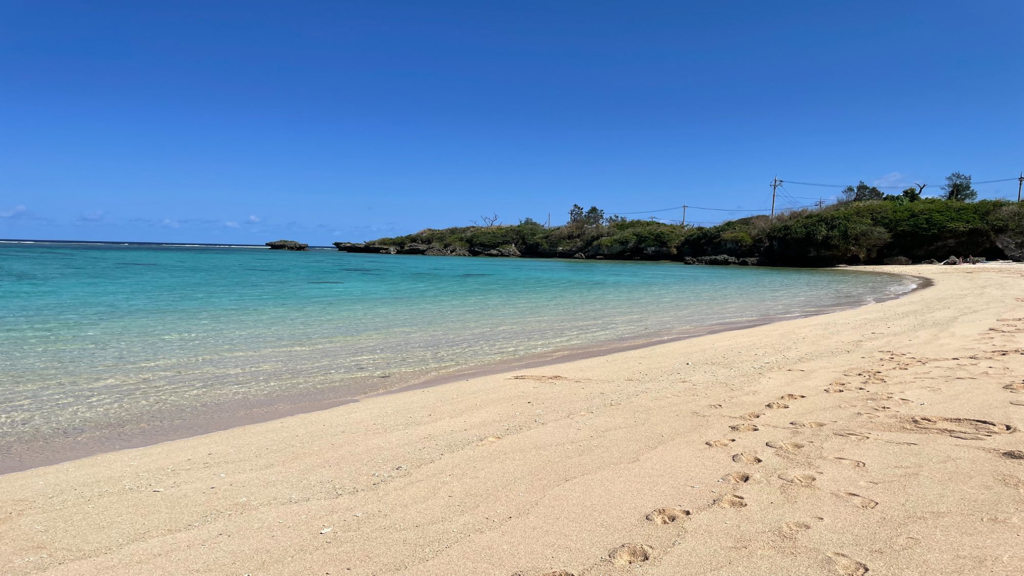【長浜ビーチ】当館から車で約7分