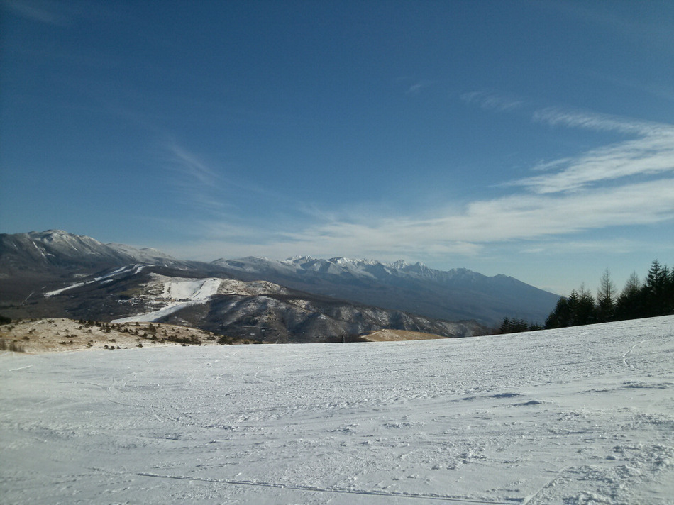 車山高原スキー場からの眺め