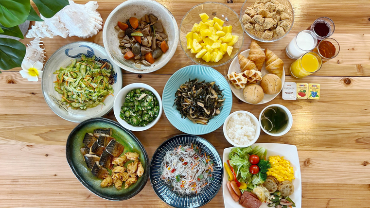 朝食バイキング