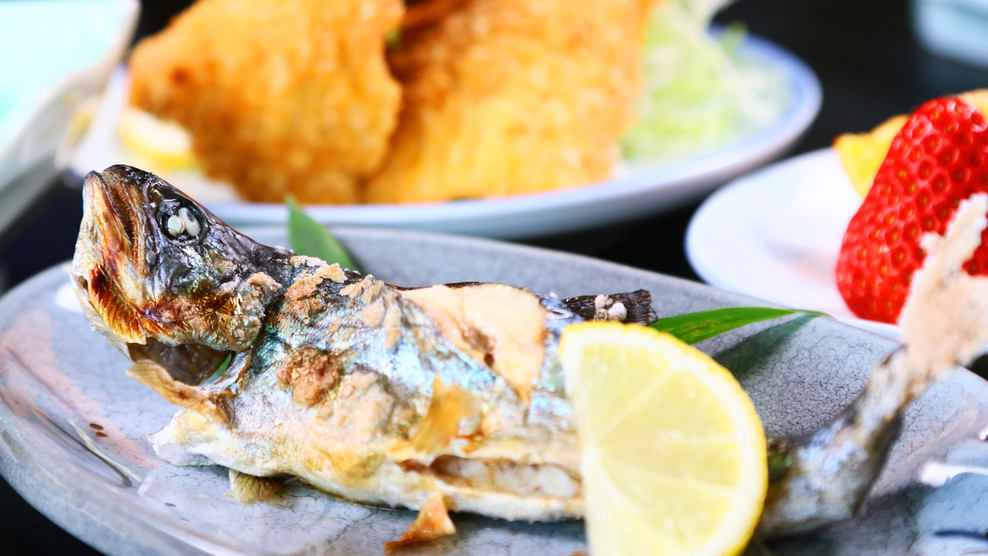 アマゴの塩焼きシンプルな味付けで魚の旨さを感じてください。