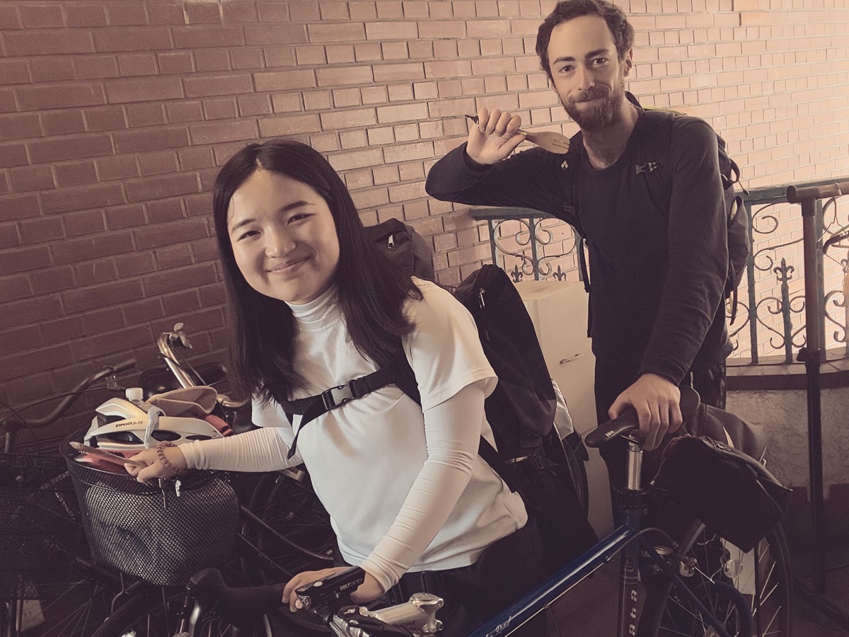 ５階エレベーター前の自転車置場