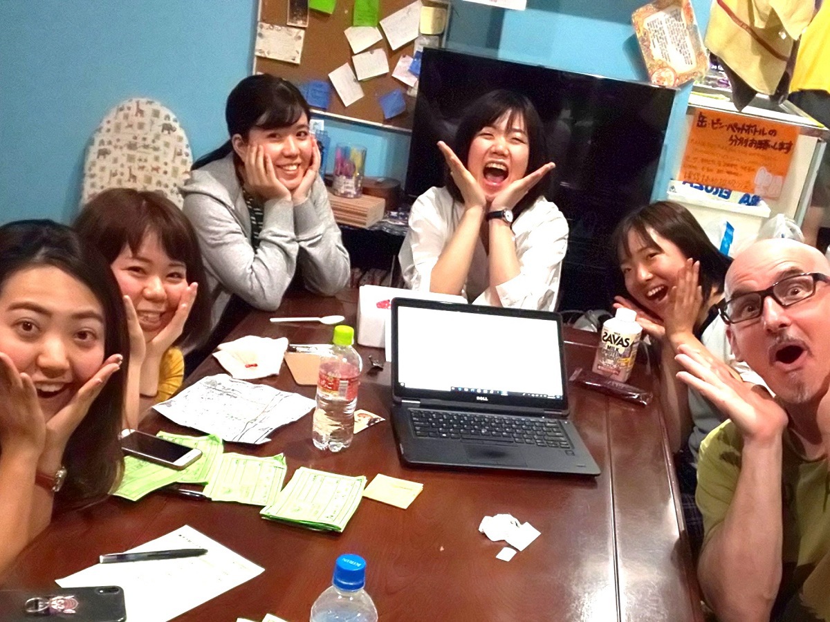 リビングで国際交流！